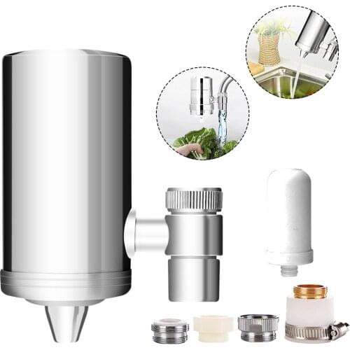 Faucet Water Purifier Household Faucet Filter Water Purifier Kitchen Water Filter Reduce Chlorine and Odors Tap Water Filter