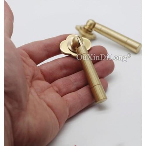 Stunning 4PCS Solid Brass Furniture Handles Drawer Pulls Cupboard Wardrobe Kitchen Bookcase Cabinet Pens Handles and Knobs