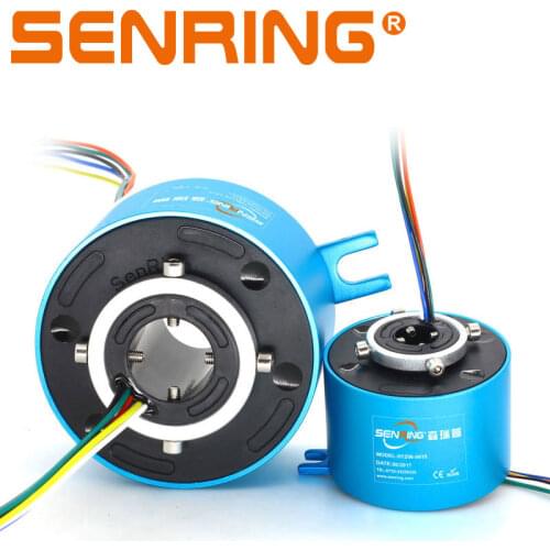 Conductive Slip Ring with Hole 12.7mm Current Signal Tramsmission Slipring for Rotation Application OD56mm
