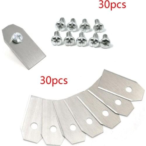 30 PCS Constant Bending Robot Lawn Mower Sharp Blade Stainless Steel (SUS420J2) High Quality Material Easy to Install