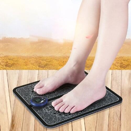 Electric EMS Foot Massage Pad Intelligent Foot Acupuncture Therapy Machine