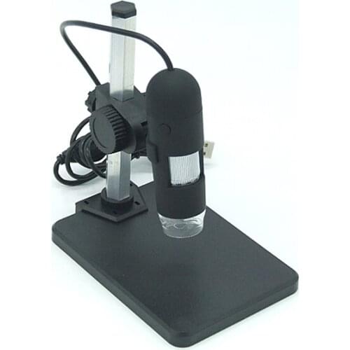 Webcam Endoscope Loupe 500X Digital Brightness Adjustable 8 LED USB Microscope Measurement Function Electronic Magnifier Camera