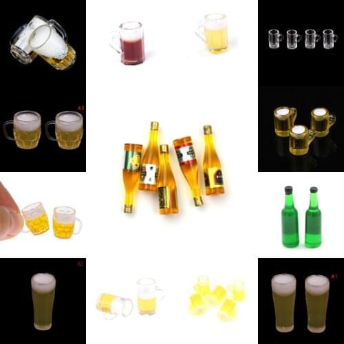 1:12 Scale Toys for Dollhouse 1/12 Miniature Scene Model Scale Dollhouse Accessories Mini Beer Cup Mug Kid Toy