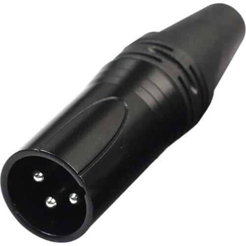 1pc/2pcs XLR 3Pin Male DIY Audio Cable Microphone Connector Solder Plug MIC Adapter