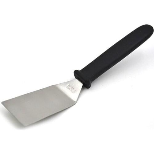 1PC Stainless Steel Pancake Slotted Turner Pizza Shovel Steak Spade Wood Handle Pizza Turners Multifunction BBQ Baking LB 059