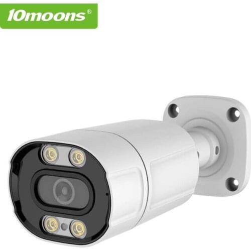 10moons P61 Bullet POE IP Camera Bullet Home Security CCTV Camera Ultra 3MP HD H.265 Plug&play Security IPC