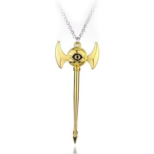Anime Yugioh Millenium Alloy Pendant Egyptian 3D Yu-Gi-Oh Chain long necklace Duel Monsters Jewelry Necklace for Fans
