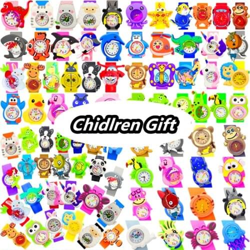 Football Silicone Kids Watches Unique Design Flower Girl Boy Child Quartz Watch Montre Enfant Baby Children Birthdays Gift Clock