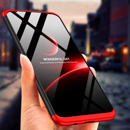 For Samsung M20 2019 Case 360 Degree Full Body Protected Matte Hard Cover Case for Samsung Galaxy M20 M205 M205F M205FN 6.3 inch