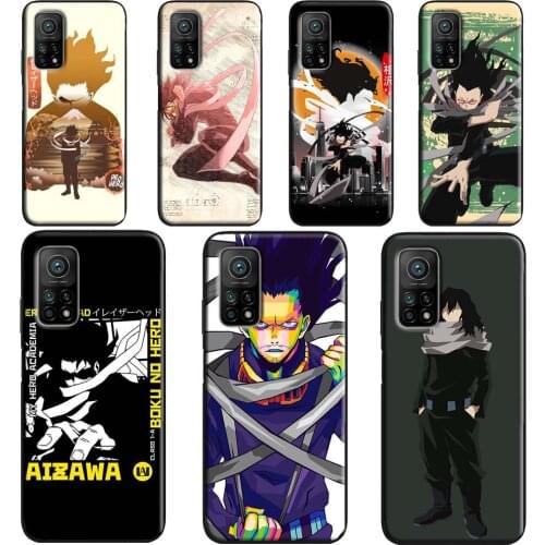 Eraser Head Aizawa My Hero Academia Case For Xiaomi Mi 11 Ultra 9 10 Note 10 Lite Mi 10T Pro Back Cover For POCO X3 Pro M3 F3