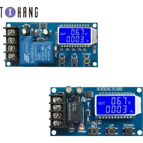 DC 6-60v 10A/30A Storage battery Charging Control Module Protection Board Charger Time Switch LCD Display diy electronics