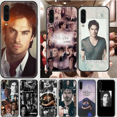 The Vampire Diaries Damon Salvatore Phone case For Samsung Galaxy A 3 5 7 8 10 20 21 30 40 50 51 70 71 E S 2016 2018 4G black
