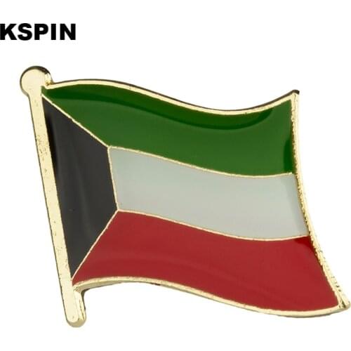 Kuwait flag pin lapel pin badge 10pcs a lot Brooch Icons KS-0094
