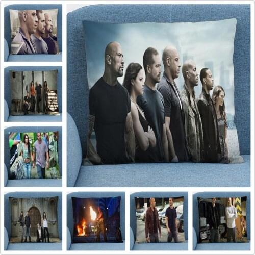 Speed and Passion Soft Short Plush Cushion Cover Pillow Case for Home Sofa Car Decor Pillowcase Speed and Passion 45X45CM