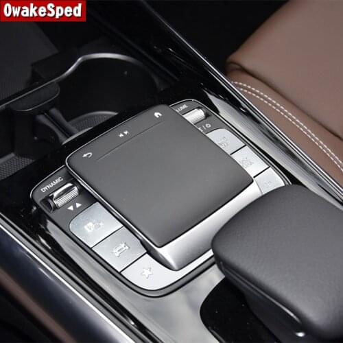 Car Styling Center Console Decoration Trim Buttons Sequins For Mercedes Benz GLB X247 GLA H247 CLA C118 A B Class W177 W247