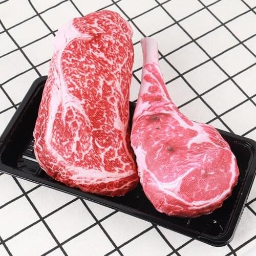Chew Dogs Toys Funny Simulation Steak Pet Dog Toys for Small Dogs Bite Resistant Squeaky Puppy Cat Toy Pets Products Dogs Toy