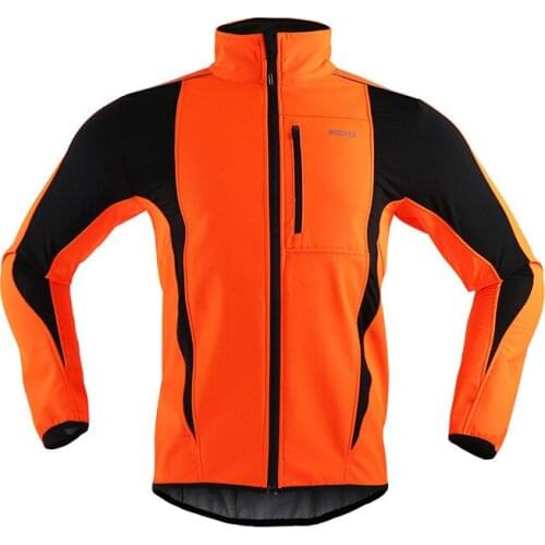 Winter Warm Up Thermal Fleece Cycling Jacket Bicycle MTB Road Bike Clothing Windproof Waterproof Long Jersey Jersey Coat Windbre