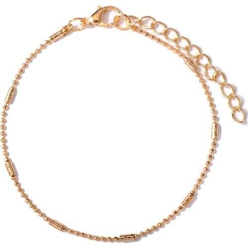 12 Pieces/Lot Ankle Bracelet On The Leg Anklets For Women Beach Sandals Charm Jewelry Simple Style Beads Chain Anklet Accessory