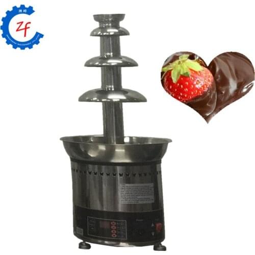 4 tiers chocolate waterfall fountain maker chocolate fondue fruit ZF