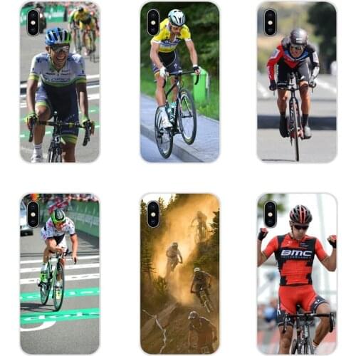 For Huawei G7 G8 P7 P8 P9 P10 P20 P30 Lite Mini Pro P Smart Plus 2017 2018 2019 Silicone Shell Case Bike Stripes World Road Race