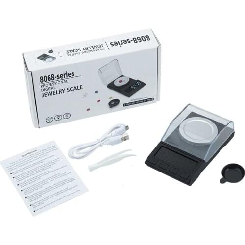 100g 50g 20g Electronic Scales 0.001 LCD Digital Count Carat Scale Jewelry Medicinal Herbs Portable Lab Weight Milligram Balance