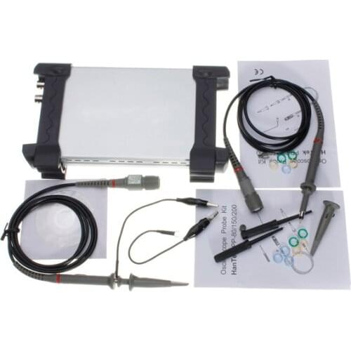 Jiguoor 2 Channels Original Virtual Oscilloscope Oscillogrph PC USB Plug 6022BE PC-Based USB Digital Dso Storage Oscilloscope