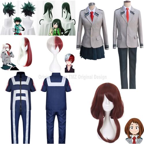 Boku No Hero Academia AsuiTsuyu Yaoyorozu Momo School Uniform My Hero Academy OCHACO URARAKA Midoriya Izuku Cosplay Costume