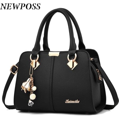 Newposs Famous Designer Brand Bags Women Leather Handbags 2020 Luxury Ladies Hand Bags Purse Fashion Shoulder Bags