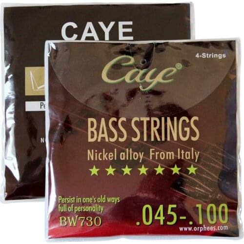 Orphee CAYE Series BW730 Nickel Alloy From Italy Guitar Strings For Electric Bass Strings 4-Strings (.045 .065 .080 .100)