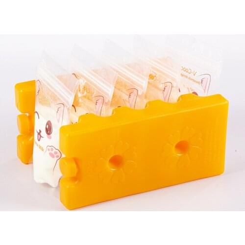 Breast Milk Storage Bags Insulation Bags Freezer Bags Fresh Keeping Ice Cube Box for Insulation Bag Milk Refrigeration 2pcs/set