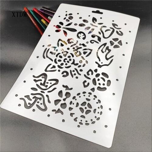 Tail plastic mold shield DIY cake scrapbook stencils hollow Embellishments printing lace ruler Valentines Day