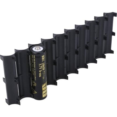 2pcs Plastic Battery Holder 10x Cell Battery Cell Spacer for 18650 Battery Spacer Holder Cylindrical Cell Bracket Stand Case