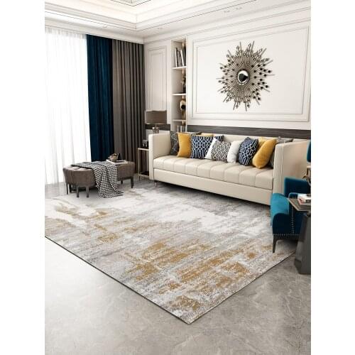 Polypropylene Livingroom Carpet Nordic Light Luxury Home Carpet Bedroom Modern Art Floor Sofa Coffee Carpet Table Dining Rug