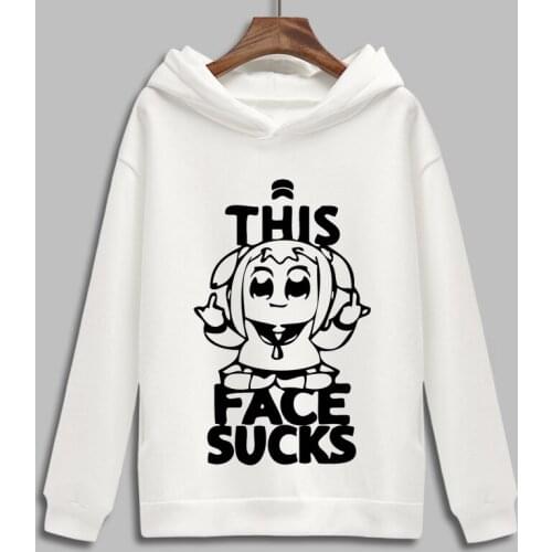 POP TEAM EPIC Cosplay Hoodie Pipimi Popuko Fashion Print Fleece Sweatshirt Hoodies Pullover Harajuku Top Clothes Costume Hoody