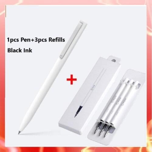 Xiaomi Pen Mijia Pen Sign Mi Pens With 0.5mm Swiss Refill 143mm Rolling Roller Black ink Xiomi Signing Ballpoint Pens for School