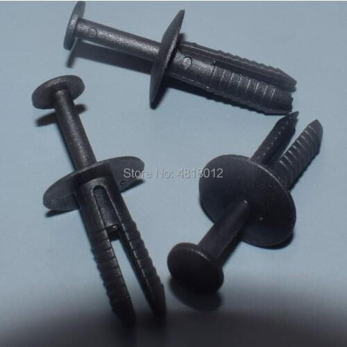 Worldgolden 100pcs auto clips Black Push-Type Retainer for BMW