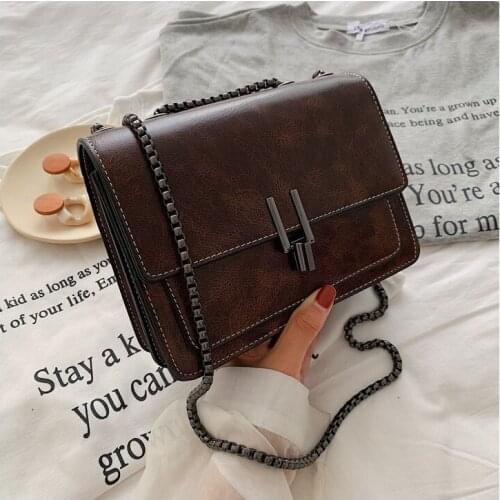 Women 's Bags Fashion Chain Small Square Bags All -match One Shoulder Messenger Bags and Handbags 2020 Christmas Gifts