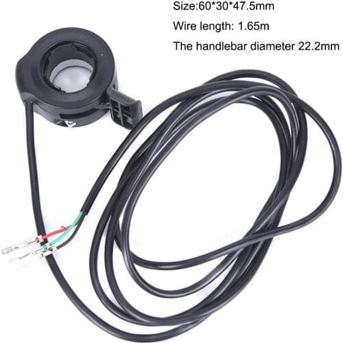 130x Thumb Dial Electric Scooter Throttle Handle Accelerator 24v-72v Universal