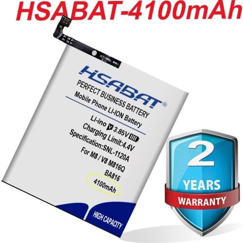 Top Brand 100% New 4100mAh BA816 Battery for Meizu M8 M8 Lite M816Q V8 in stock