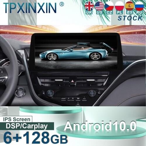 For Toyota Camry 2021+ Android 10 Car Stereo Car Radio with Screen Tesla Radio Player Car GPS Navigation Head Unit