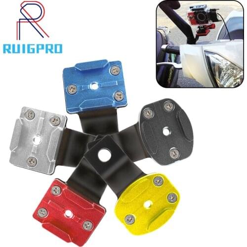 Aluminum Bracket Holder Motorcycle Rear View Mirror Alloy Stent Fixed For Go pro Hero 9 8 7 6 5 4 3 Xiaomi Yi 4K Action Camera
