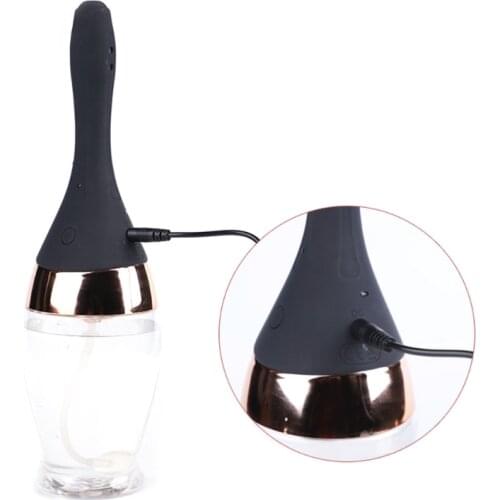 Electric Enema Cleaning Vibrator Massage Frequency Modes Silicone Insert Washing Personal Cleaning Tools Bidet Bathroom