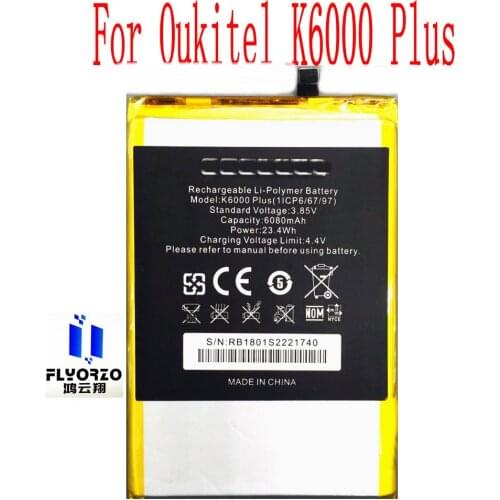 Аккумуляторы для телефонов Oukitel K6000 Plus FLYORZO China At AliExpress