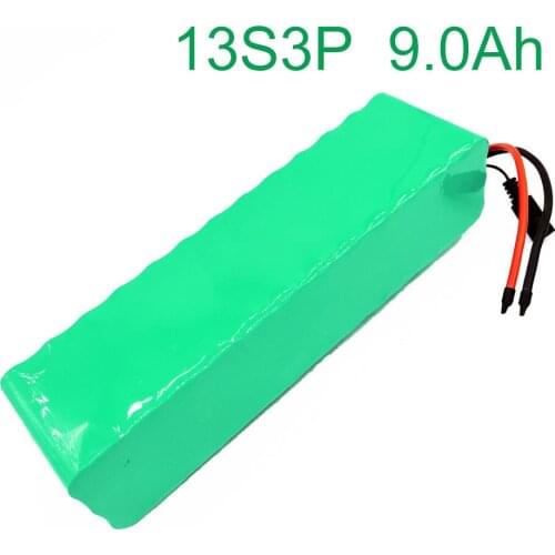 48V 9Ah 13S3P 18650 Li-ion Battery Pack E-Bike Ebike electric bicycle 250*70*70mm Accept customization