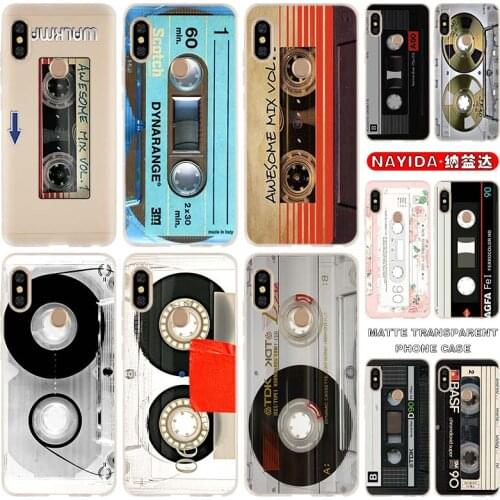 Soft Silicone Case For Xiaomi Redmi Note 10 9 8 7 Pro Max 10s 9s 8t 4G 5G Cover RETRO CLASSIC CASSETTE Unique Fundas
