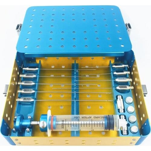 Facial fat filling graft transplantation cannula kit Stem Cell Lipo face Fat Transfer Liposuction needle set