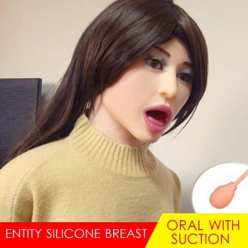 Inflatable Dolls Silicone Sit Stand Style Breast Oral Vaginal Blowjob Adult Sex Products Realistic Sex Toys Sex Doll for Man