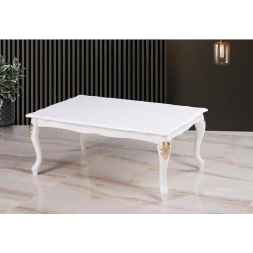 New Modern Atarlife Carved White Lükens Medium Coffee table coffe table table basse