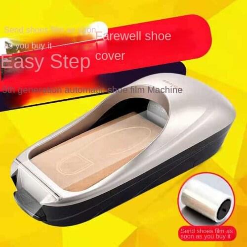 Send with Film Automatic Shoe Cover Machine Shoes Membrane Dispenser Shoe Sole Cover for Household Hotel Office Dust-cover White
