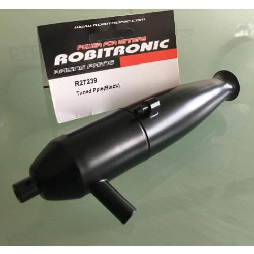 Robitronic R27239 Aluminum Tuned Pipe Exhaust Muffle1/8 RC Buggy 1:8 Truck CAR